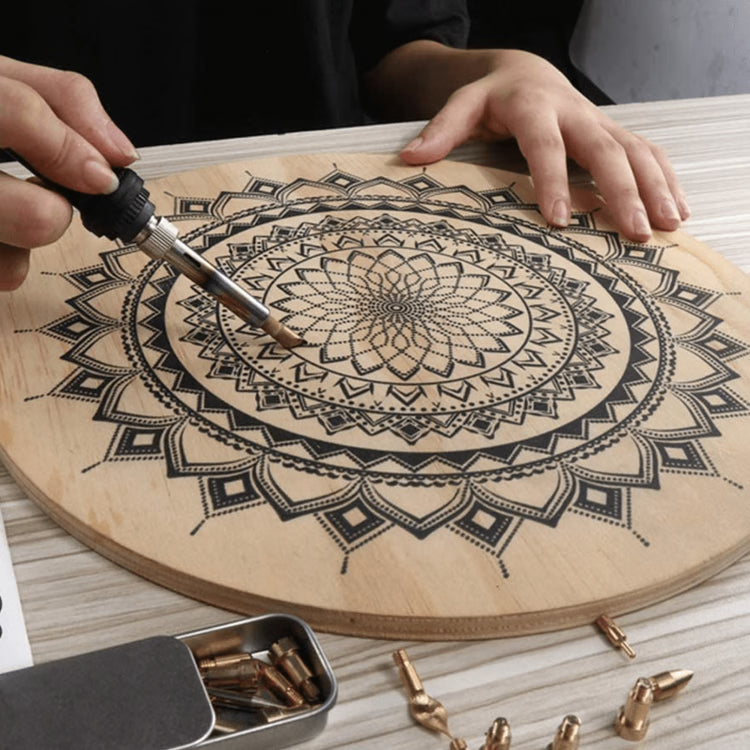 Wood Burning Pyrography Kit 28 Piece Set