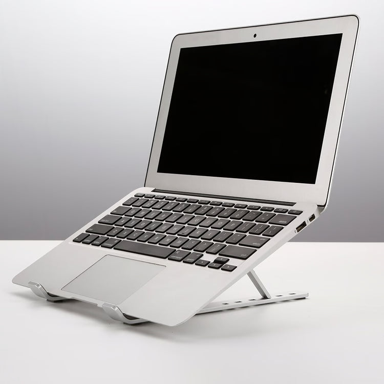 Ergonomic Adjustable Laptop Stand for Desk – Sturdy, Portable, & Ventilated Home & Office Riser