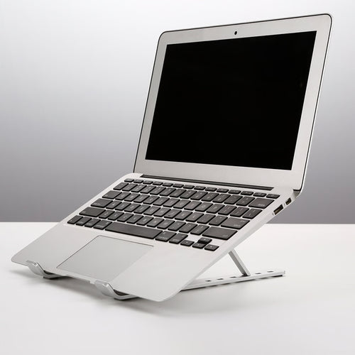 Ergonomic Adjustable Laptop Stand for Desk – Sturdy, Portable, & Ventilated Home & Office Riser