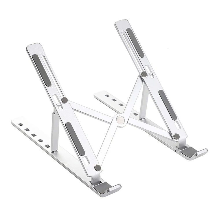 Ergonomic Adjustable Laptop Stand for Desk – Sturdy, Portable, & Ventilated Home & Office Riser
