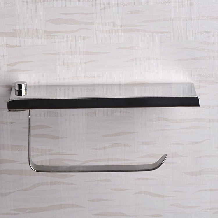 EZ Toilet Paper Holder With Shelf