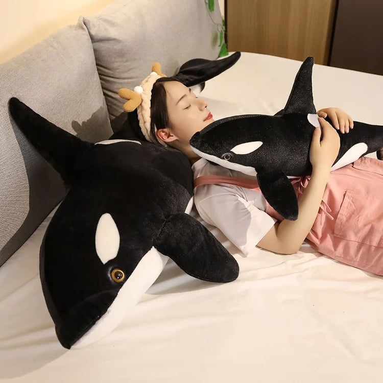 Orca Whale Plush Toy Large Soft Sea Animal Stuffed Pillow